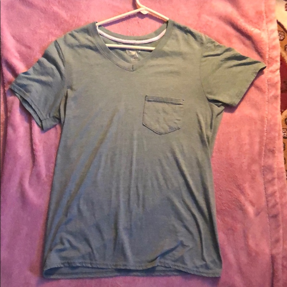 OP green t shirt in a small